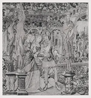 Paris Oenone Print: A Fine Art Lithograph of Paris and Oenone