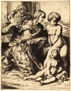 Pierre Brebiette after Andrea del Sarto, French (1598-c Pierre Brebiette after Andrea del Sarto, French (1598-c