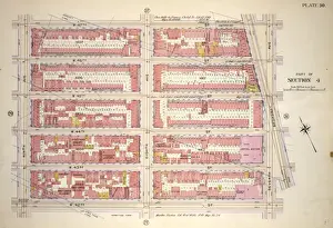 Print of Manhattan Block bounded by 47th and 42nd Streets, Seventh Avenue