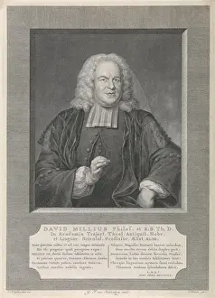 Antique Etchings For Sale Prints: Portrait David Millius David Millius title object