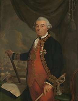 Portrait Johan Arnold Zoutman 1724-93 Vice Admiral Portrait Johan Arnold Zoutman 1724-93 Vice Admiral
