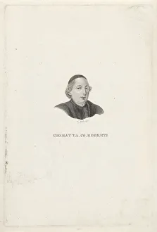 Portrait writer poet Giambattista Roberti historical persons Portrait writer poet Giambattista Roberti historical persons