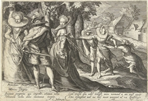 Poverty follows Wealth, Gillis van Breen, Cornelius Schonaeus, 1595 - 1605 Poverty follows Wealth, Gillis van Breen, Cornelius Schonaeus, 1595 - 1605