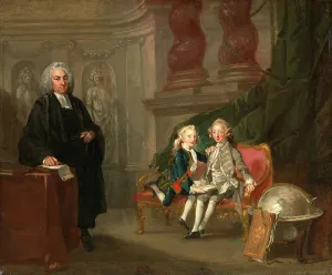 Prince George and Prince Edward Augustus, Sons of Frederick, Prince of Wales, with Prince George and Prince Edward Augustus, Sons of Frederick, Prince of Wales, with
