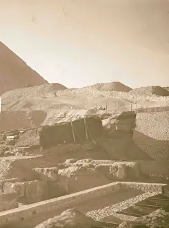 Historic Egyptian Landmarks Prints: Pyramid 1898 Egypt