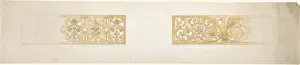 Liszt Collection Print: Strapwork Foliage Eagle Artokoloro