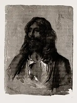 Retro Styled Images Prints: A Religious Mendicant