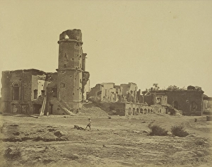 Residency Redan Battery Showing Tai-Khana Felice Beato Residency Redan Battery Showing Tai-Khana Felice Beato