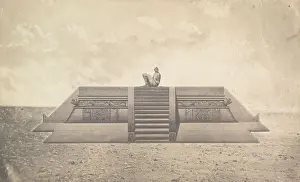 Restoration Platform Venus Chachmool Print, circa 1860-1910