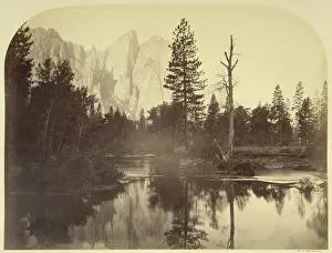 Yosemite Valley Views Prints: River View Down Valley Yo Semite Carleton Watkins