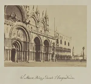 Palazzo Ducale Venice Prints: S Marco Palazzo Ducale Giorgio Venice Attributed