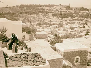 Safad looking across town Greek convent horizon Safad looking across town Greek convent horizon