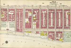 Historical US Map Collection Prints: Part of Section 5: Plate 116