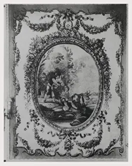 Shepherd Embracing Shepherdess Print