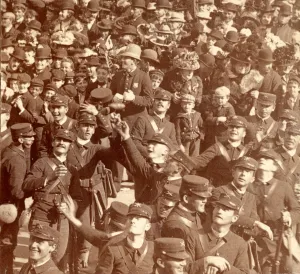 Soldiers at the Dewey Parade, New York, US. 1899, Vintage photography Soldiers at the Dewey Parade, New York, US. 1899, Vintage photography