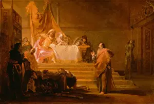 Classical Greek Mythology Art Prints: Solon before Croesus