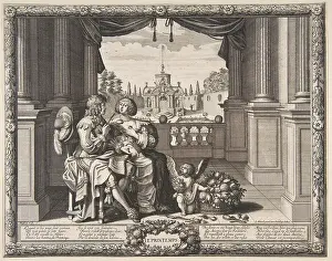Spring Season Artwork Prints: Spring ca 1637 Etching first state two Sheet