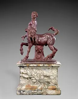 Centaur Statue Prints: Statue of a Centaur with its Base