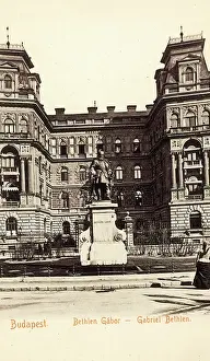 Millennium Monument Budapest Prints: Statue Gabor Bethlen Millennium Monument