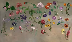 Jacques-Laurent Agasse Print: Studies of Flowers, 48