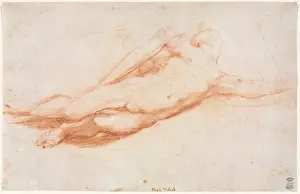 Correggio Study of a Fallen Soldier Print, c. 1525