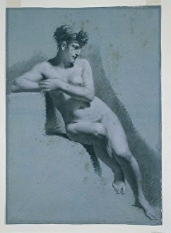 Study Nude Woman Seated Looking Right recto Male Nude Study Nude Woman Seated Looking Right recto Male Nude