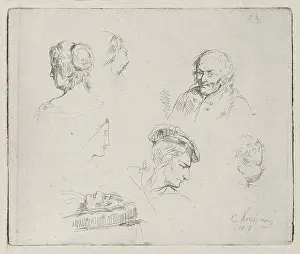 Cornelis Kruseman Etching Print, Amsterdam 1818