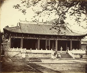 Temple Confucius Canton China Felice Beato English Temple Confucius Canton China Felice Beato English