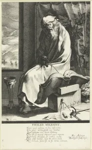 Thales of Miletus, Jacob de Gheyn (III), Decimus Magnus Ausonius, Nicolaes de Clerck Thales of Miletus, Jacob de Gheyn (III), Decimus Magnus Ausonius, Nicolaes de Clerck
