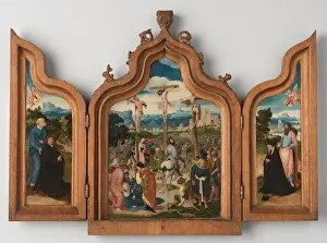 St Peter Artwork Prints: Triptych Triptych Crucifixion center panel St Peter