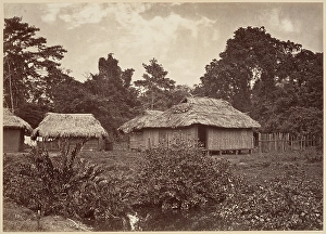 Tropical Scenery Turbo Village 1871 Albumen silver print Tropical Scenery Turbo Village 1871 Albumen silver print