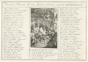 True depiction Mr Quinquempoix 1720 Veritable Portrait du tres fameux Seigneur messire True depiction Mr Quinquempoix 1720 Veritable Portrait du tres fameux Seigneur messire