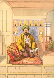 Turkish scribe or writer, Turkey. Ottoman scribe, the people of pen, kalem ehli Turkish scribe or writer, Turkey. Ottoman scribe, the people of pen, kalem ehli