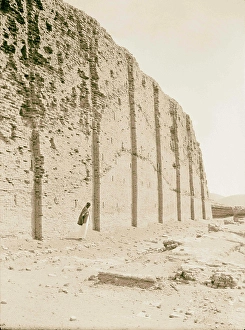 Ur Chaldees Western wall ziggurat 1932 Iraq Extinct city Ur Chaldees Western wall ziggurat 1932 Iraq Extinct city