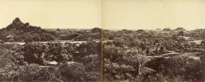 View Imperial Winter Palace Peking showing Artificial Hill View Imperial Winter Palace Peking showing Artificial Hill