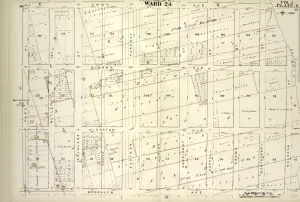 Vol. 1. Plate, O. Map bound by Troy Ave., City Line, Brooklyn Ave Vol. 1. Plate, O. Map bound by Troy Ave., City Line, Brooklyn Ave