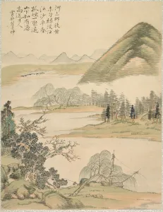 Willow Branches Spring 1847 Tsubaki Chinzan Japanese Willow Branches Spring 1847 Tsubaki Chinzan Japanese