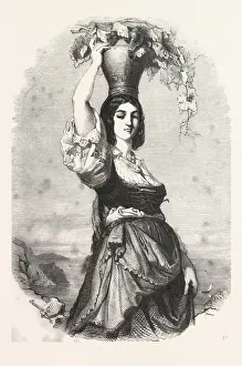 Liszt Gourmet Archive Images Prints: The winemaker of Capri by Rudolph Lehmann, 1819 - 1905, German. liszt gourmet archive