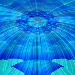 Abstract Blue Background Prints: Abstract Blue Light Background