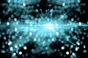 Abstract Light Background Prints: Abstract light, bokeh effect