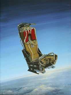 Acrylic painting of the Martin Baker ejection seat Acrylic painting of the Martin Baker ejection seat