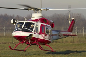 Agusta-Bell 412SP helicopter of Italys Vigili del Fuoco fire and rescue service Agusta-Bell 412SP helicopter of Italys Vigili del Fuoco fire and rescue service