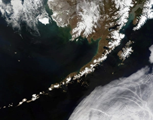 The Aleutian Islands and the Alaskan peninsula The Aleutian Islands and the Alaskan peninsula