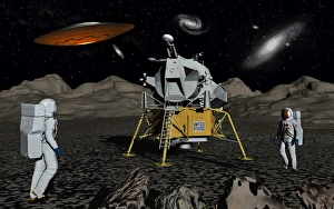 Apollo astronauts coming into contact with an alien UFO while on the moon Apollo astronauts coming into contact with an alien UFO while on the moon