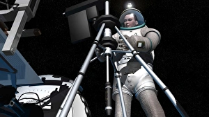 Space Exploration Illustrations Prints: Artists concept of future space exploration