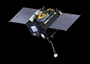 Space Art Illustrations Prints: Artist's concept of the OSIRIS-REx space probe
