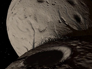 Artists concept of the trojan asteroid Hektor Artists concept of the trojan asteroid Hektor