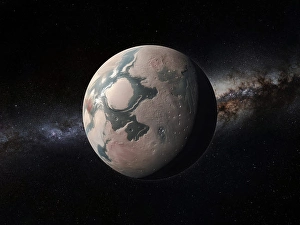 Planetary Science Images Prints: Artist's impression of a dwarf planet