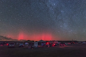 An aurora display over Okalahoma during the Okie-Tex Star Party An aurora display over Okalahoma during the Okie-Tex Star Party