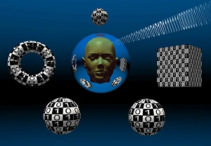 Binary Code Prints: Binary language, a universal means of communication